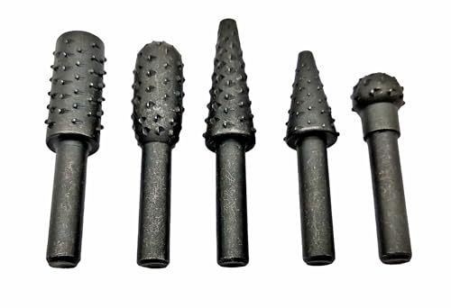 5 x kleine Carbonstahl Zylinderfräser Raspel Set für Holz, Kunststoff, Gips, Gummi Länge.: zw 41-56mm 5 x kleine Carbonstahl Zylinderfräser Raspel Set für Holz, Kunststoff, Gips, Gummi Länge.: zw 41-56mm von Kraftfeld