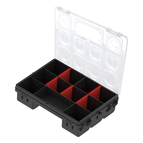 KREHER SORTIERBOX Sortierkasten Sortimentskasten Sortierkiste Organizer (S (19,2 x 14,3 x 5cm)) von Kreher