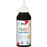 MUCKI Bastelfarbe, 250 ml - Schwarz von Schwarz