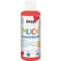 MUCKI Bastelfarbe, 80 ml - Rot von Rot