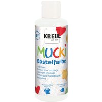 MUCKI Bastelfarbe, 80 ml - Weiß von Weiß