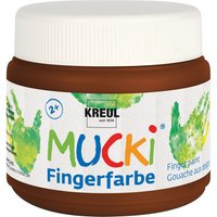 MUCKI Fingerfarbe, 150 ml - Braun von Kreul Kinder