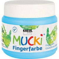 MUCKI Fingerfarbe, 150 ml - Hellblau von Kreul Kinder