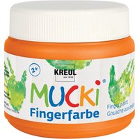 MUCKI Fingerfarbe, 150 ml - Orange von Orange