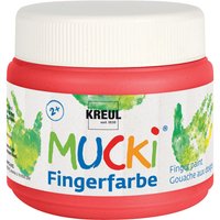 MUCKI Fingerfarbe, 150 ml - Rot von Kreul Kinder