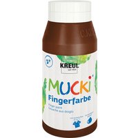 MUCKI Fingerfarbe, 750 ml - Braun von Kreul Kinder