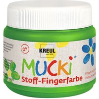 MUCKI Stoff-Fingerfarbe, 150 ml - Grün von Kreul Kinder