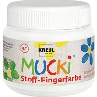 MUCKI Stoff-Fingerfarbe, 150 ml - Weiß von Kreul Kinder