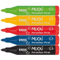 Mucki Porzellan-Pirat, Porzellanmalstift, 5er-Set von Kreul Kinder