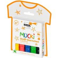 Mucki Stoff-Sternchen Stoffmalstift, 5er-Set von Kreul Kinder