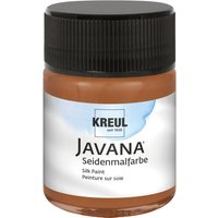 KREUL Javana Seidenmalfarbe, 50 ml - Braun von Braun