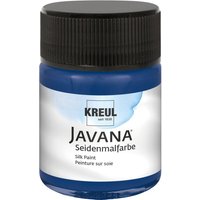 KREUL Javana Seidenmalfarbe, 50 ml - Nachtblau von Kreul