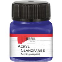 KREUL Acryl Glanzfarbe, 20 ml - Dunkelblau von Kreul Kreative