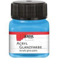 KREUL Acryl Glanzfarbe, 20 ml - Himmelblau von Kreul Kreative