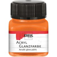 KREUL Acryl Glanzfarbe, 20 ml - Orange von Kreul Kreative