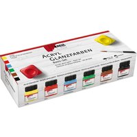 KREUL Acryl Glanzfarben Basis-Set, 6 x 20 ml von Kreul Kreative