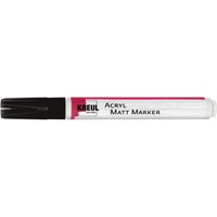 KREUL Acryl Matt Marker medium - Schwarz von Schwarz