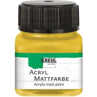 KREUL Acryl Mattfarbe, 20 ml, Metallic - Gold von Kreul Kreative