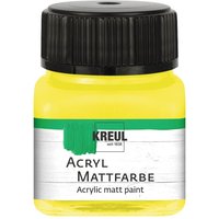 KREUL Acryl Mattfarbe, 20 ml - Gelb von Kreul Kreative