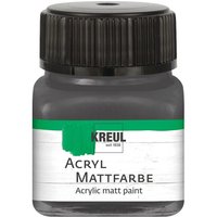 KREUL Acryl Mattfarbe, 20 ml - Graphitgrau von Kreul Kreative