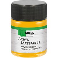 KREUL Acryl Mattfarbe, 50 ml - Goldgelb von Kreul Kreative