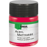 KREUL Acryl Mattfarbe, 50 ml - Karminrot von Kreul Kreative