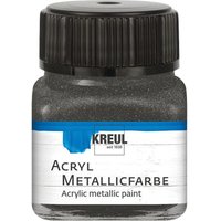 KREUL Acryl Metallicfarbe, 20 ml - Anthrazit von Kreul Kreative