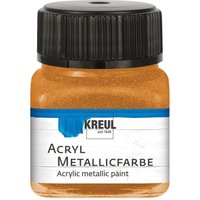 KREUL Acryl Metallicfarbe, 20 ml - Goldbronze von Kreul Kreative