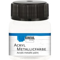 KREUL Acryl Metallicfarbe, 20 ml - Perlmutt-Weiß von Kreul Kreative