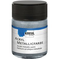 KREUL Acryl Metallicfarbe, 50 ml - Silber von Kreul Kreative