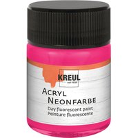 KREUL Acryl Neonfarbe, 50 ml - Neon-Pink von Kreul Kreative