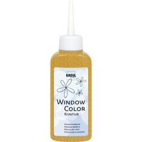 KREUL Window Color Konturenfarbe, 80 ml - Gold von Gold