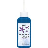 Kreul Window Color, 80 ml - Glitzer-Blau von Blau