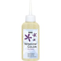 Kreul Window Color, 80 ml - Glitzer-Gold von Kreul Kreative