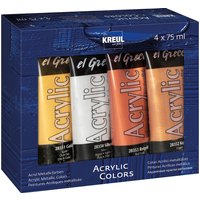 KREUL el Greco Acrylic "Metallic Colors", 4er-Set von Kreul Künstler