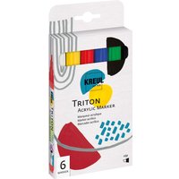 KREUL Triton Acrylic Marker "edge", 6er-Set von Kreul Künstler