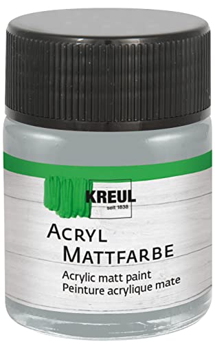 Acrylfarbe Kreul 50 ml Mattfarbe Malfarbe Bastelfarbe Blaugrau von Kreul