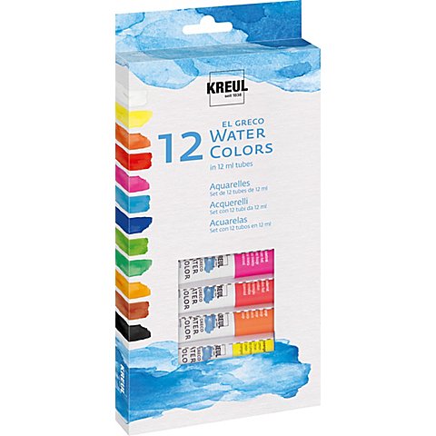 C. Kreul Aquarellfarben, 12x 12 ml von Kreul