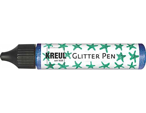 KREUL 49843 - Glitter Pen blau, Glitzer Effektfarbe im handlichen 29 ml Pen, zum Verzieren, Beschriften und Dekorieren von vielfältigen Materialien, hergestellt auf Wasserbasis KREUL 49843 - Glitter Pen blau, Glitzer Effektfarbe im handlichen 29 ml Pen, zum Verzieren, Beschriften und Dekorieren von vielfältigen Materialien, hergestellt auf Wasserbasis von Kreul