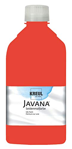 KREUL 8123-1LTR - Javana Seidenmalfarbe 1 l Flasche, rosenrot, hochpigmentierte und brillante Farbe auf Wasserbasis, mit fließend flüssigem Charakter, dringt tief in die Fasern ein KREUL 8123-1LTR - Javana Seidenmalfarbe 1 l Flasche, rosenrot, hochpigmentierte und brillante Farbe auf Wasserbasis, mit fließend flüssigem Charakter, dringt tief in die Fasern ein von Kreul