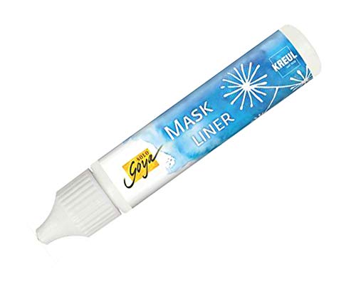 KREUL 86360 - SOLO GOYA Mask Liner 29 ml im praktischen Pen, Maskierfarbe auf Wasserbasis, zum Abdecken freibleibender Bildteile KREUL 86360 - SOLO GOYA Mask Liner 29 ml im praktischen Pen, Maskierfarbe auf Wasserbasis, zum Abdecken freibleibender Bildteile von Kreul