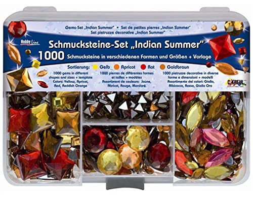 KREUL Schmucksteine-Set Hobby Line"Indian Summer" von Kreul