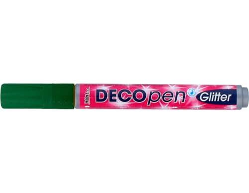 Kreul 46178 - Deco Pen glitter, Universalstift zum Gestalten, Beschriften und Verzieren von kleinen, originellen Geschenken, mit Rundspitze, Strichstärke 1 - 3 mm, dunkelgrün Kreul 46178 - Deco Pen glitter, Universalstift zum Gestalten, Beschriften und Verzieren von kleinen, originellen Geschenken, mit Rundspitze, Strichstärke 1 - 3 mm, dunkelgrün von Kreul