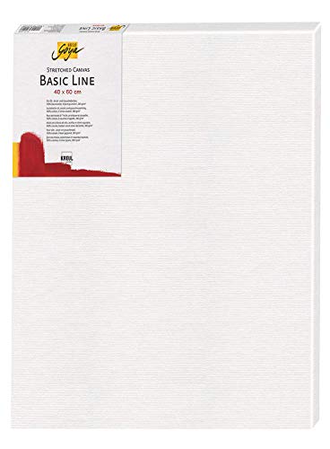 KREUL 64060 - Solo Goya Stretched Canvas Basic Line, Keilrahmen ca. 40 x 60 cm, mit Leinwand aus Baumwolle 4 fach grundiert, ideal für Öl, Acryl-und Gouachefarben von Kreul