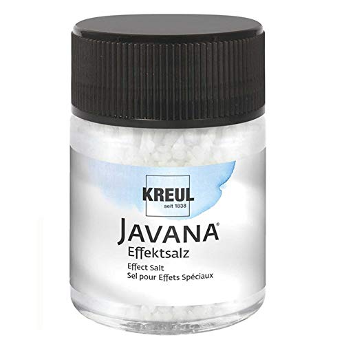 KREUL 8131 - Javana Effektsalz, 60 g im Glas, zauberhafte Muster mit Seidenmalfarbe von Kreul