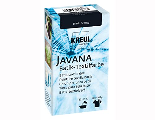 KREUL 98536 - Batik-Textilfarbe Black Beauty, 70 g, Farbpulver zum Batiken und Färben von Textilien von Kreul