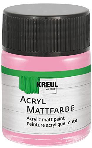 KREUL Acrylfarbe 50 ml Mattfarbe Malfarbe Bastelfarbe Himbeere von Kreul