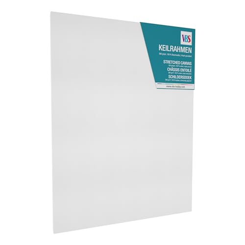 Kreul Leinwand auf Keilrahmen Künstlerbedarf doppelt grundiert 30x40cm 380g/qm VBS von Kreul