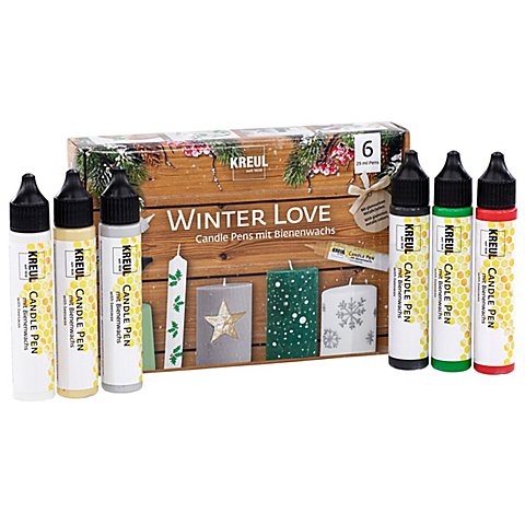 Kreul "Winter Love" Candle Pens, 6x 29 ml von Kreul