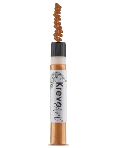 Krevo Art Hochwertige Kerzenmalstifte - Kerzenmalfarbe 30ml - Candle Pen für Kerzen - DIY Kerzen Dekorieren & Gestalten - Kerzenfarbe - Kerzenliner (Gold) Krevo Art Hochwertige Kerzenmalstifte - Kerzenmalfarbe 30ml - Candle Pen für Kerzen - DIY Kerzen Dekorieren & Gestalten - Kerzenfarbe - Kerzenliner (Gold) von Krevo Art